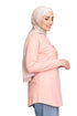 Powder Rose Printed Long - Sleeve Design 7 - Khotwh